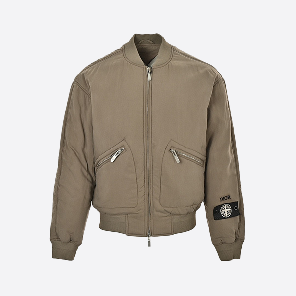 Dior & Stone Island Jointed Armband Flight Cotton Jacket