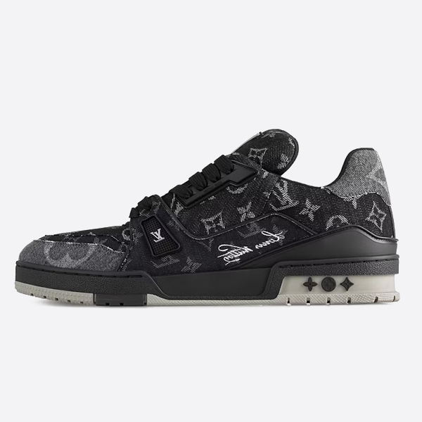 Louis Vuitton Denim Trainer Sneakers 1A9IPN