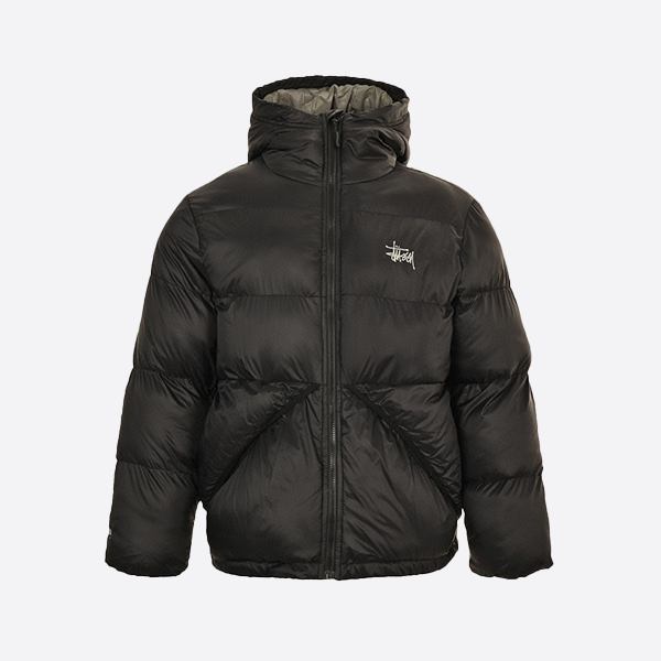 Stüssy chest letter print padded jacket