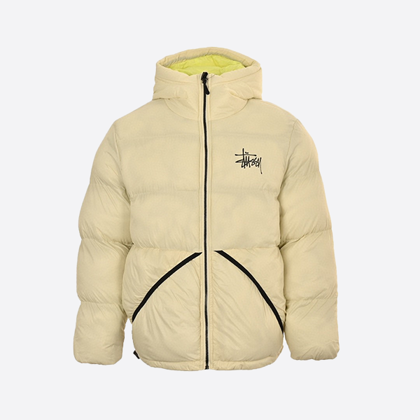 Stüssy chest letter print padded jacket