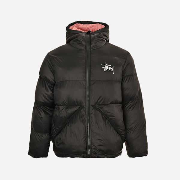 Stüssy chest letter print padded jacket