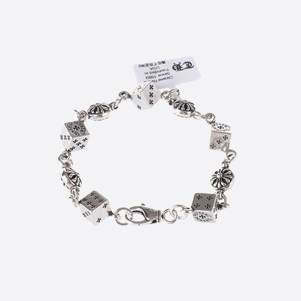 Chrome Hearts Die Cross Stitch Bracelet B0B2J6MSKD