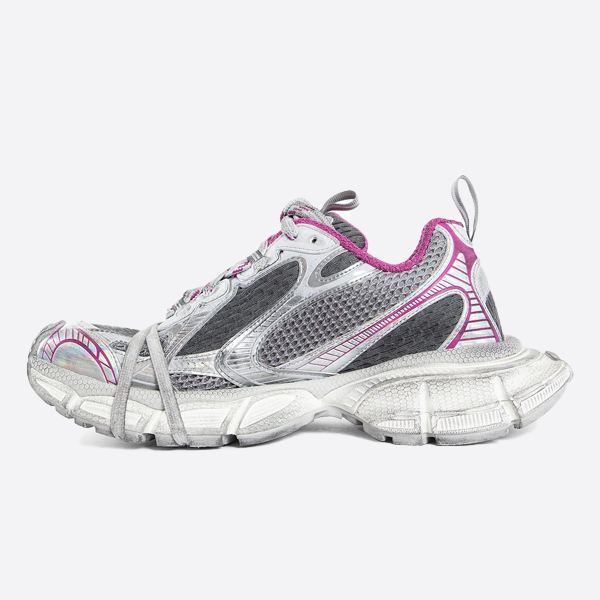 Balenciaga 3XL Silver and Pink Dad Shoes 734731W3XL5 1895