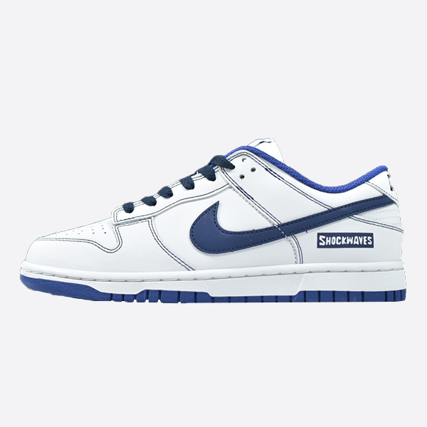 Nike SB Dunk Low Off-White with Dark Blue Lines Sneakers RM2308-238