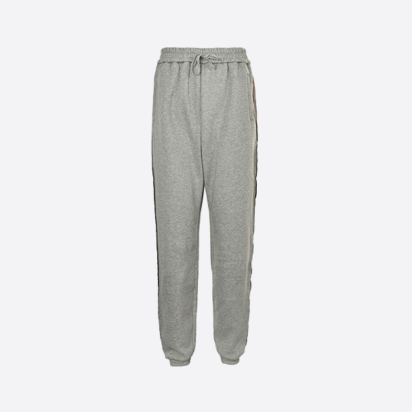 Gucci Grey Webbing Suit Pants