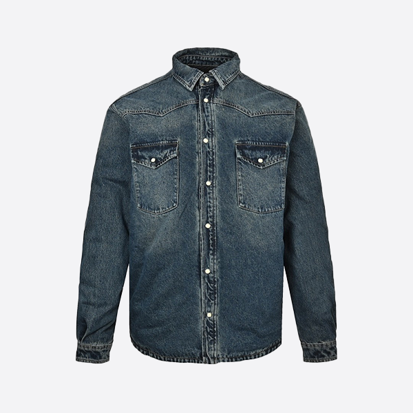 Prada 24FW Triangle Logo Denim Jacket