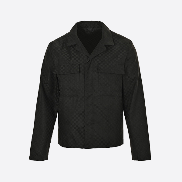 Louis Vuitton 2024 America's Cup Dark Pattern Checkerboard Shirt Jacket