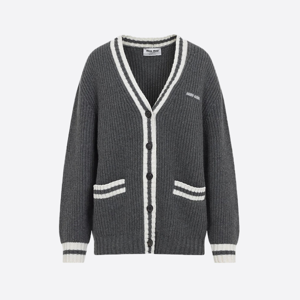 Miu Miu crocheted wool cardigan