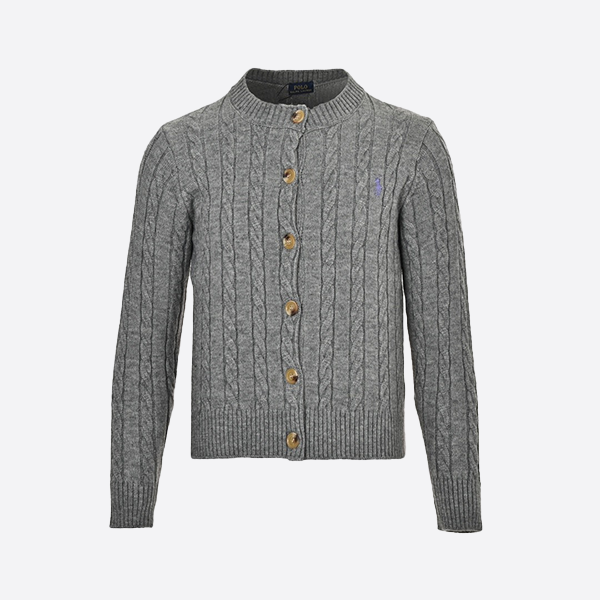 Ralph Lauren cable knit crew neck cardigan