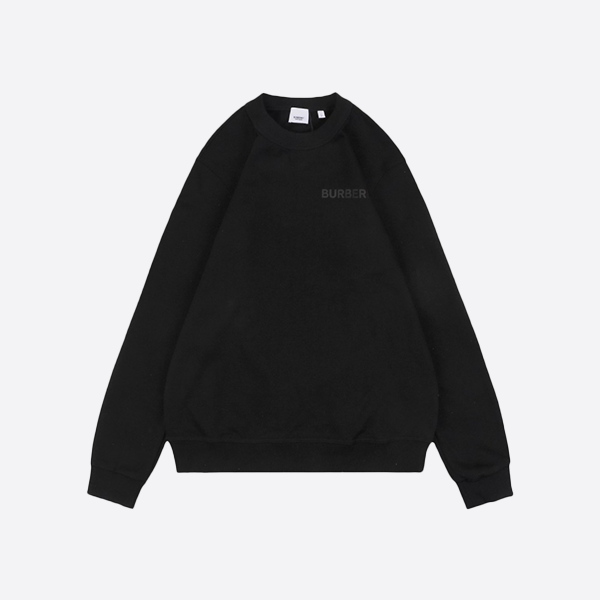 Burberry 24FW Small Logo Silicone Crew Neck Sweatshirt