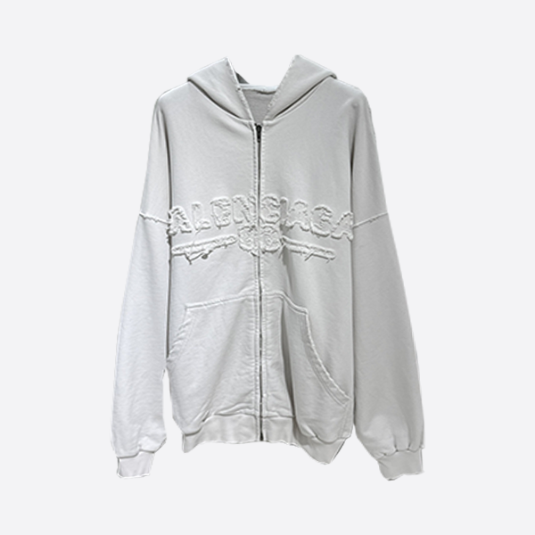 Balenciaga New Year Series 25 - Hoodie Regular Fit Zip-Up Hoodie