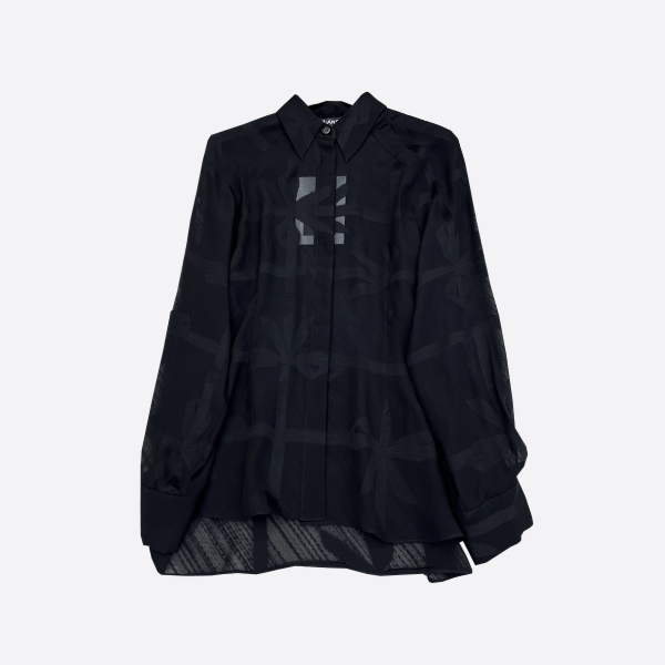 Chanel silk jacquard shirt