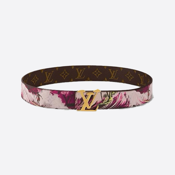 Louis Vuitton 2024 Men's Collection LV Tag Double-Sided Belt