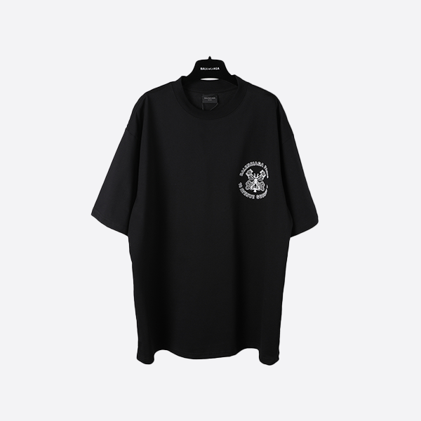 Balenciaga Key Micro Stamp Print Short Sleeve 25ss