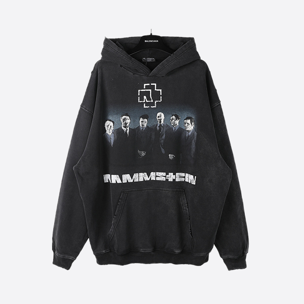 Balenciaga Rammstein Hoodie 2024 Spring/Summer