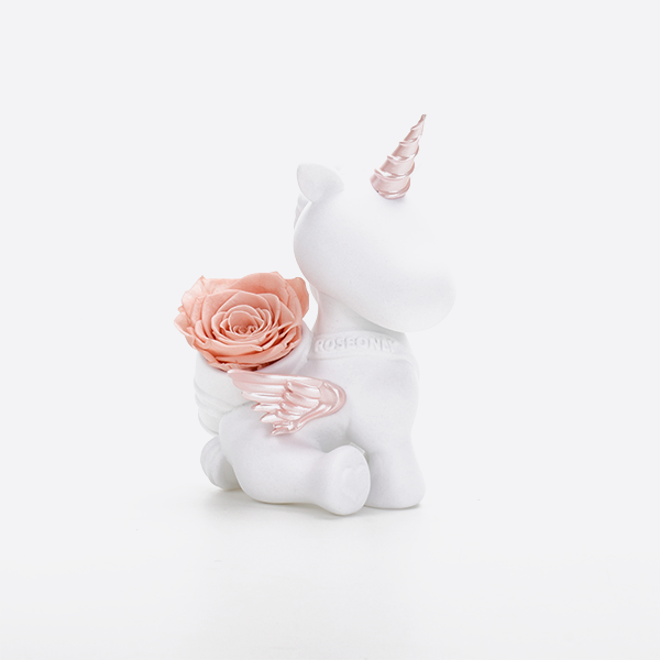 Rose Only Sweetheart Unicorn Preserved Flower Doll