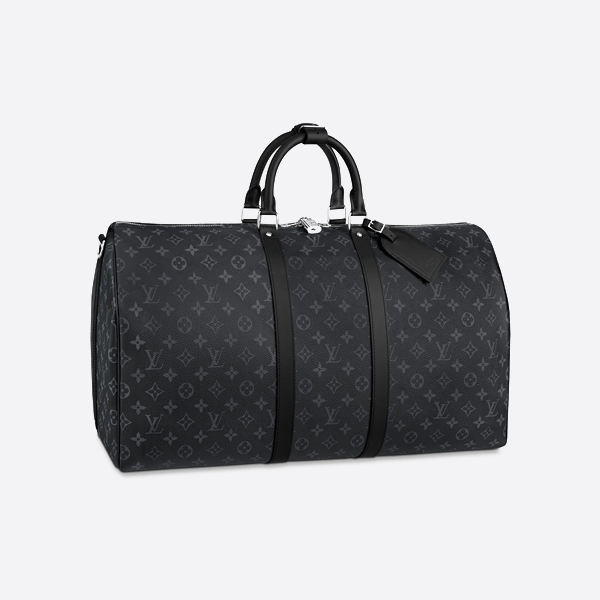 Louis Vuitton Black Flower Handbag M40605