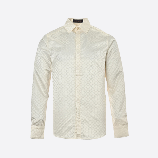 Louis Vuitton 2024 Spring/Summer Monogram Jacquard Silk Shirt
