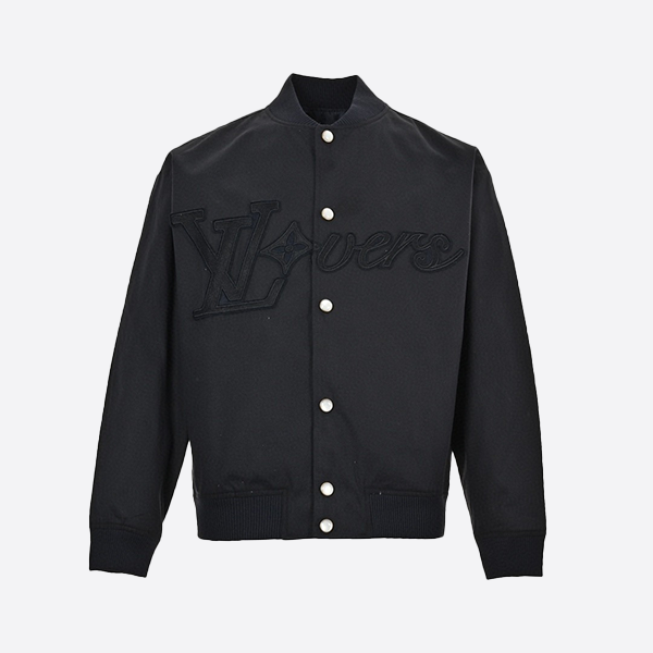 Louis Vuitton 2023FW Embroidered Logo Bomber Jacket