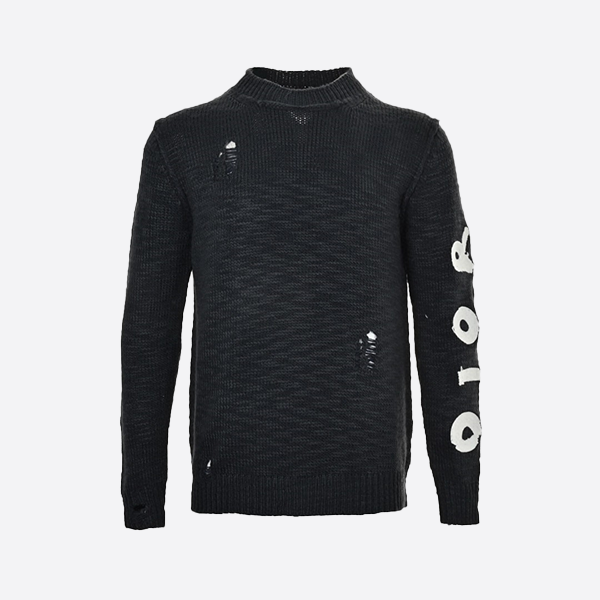 Dior 2024Fw Dinosaur Chair Embroidered Crew Neck Sweater