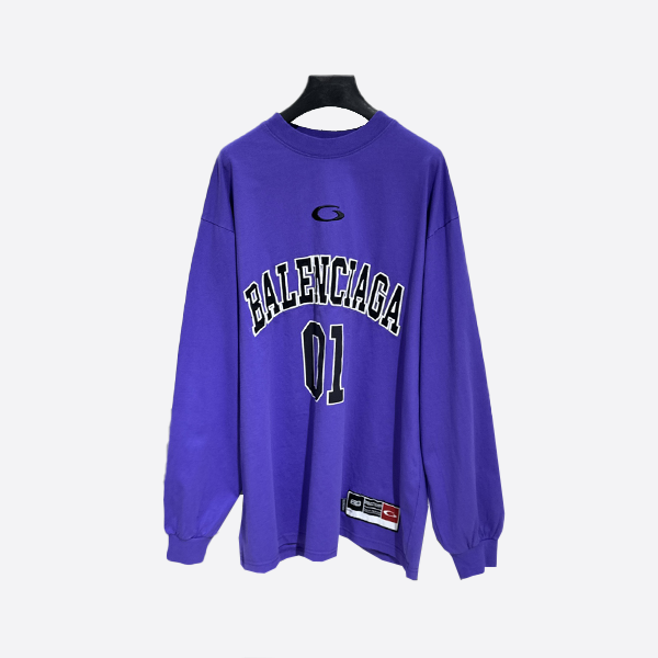 Balenciaga Basketball Series Oversized Long Sleeve T-Shirt