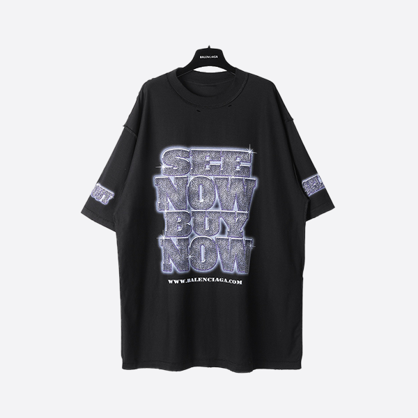 Balenciaga Diamond T-shirt in black