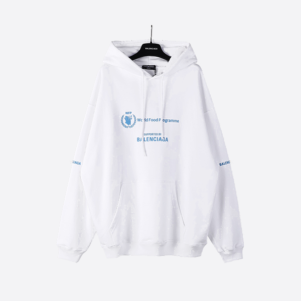 Balenciaga World WFP collaboration hoodie