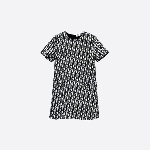 Dior Monogram Short Sleeve Dress