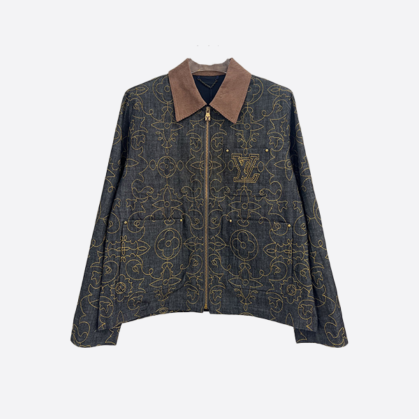 Louis Vuitton Timberland Embroidered Denim Jacket