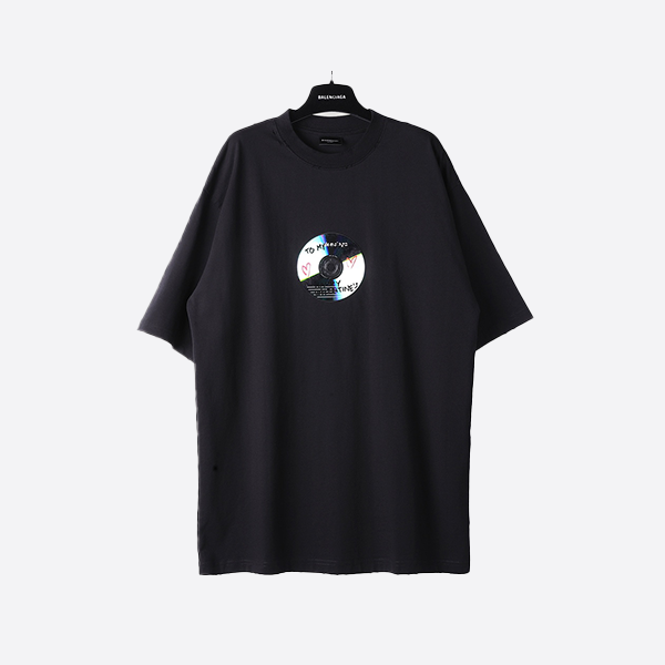 Balenciaga CD Limited Edition Short Sleeve Black