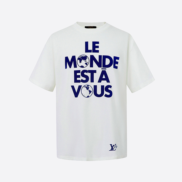 Louis Vuitton Graphic Cotton T-Shirt in White