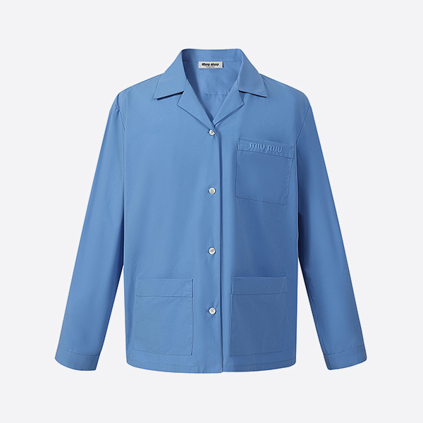 Miu Miu white poplin shirt