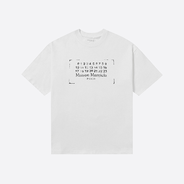 Maison Margiela White Stamp Logo T-Shirt