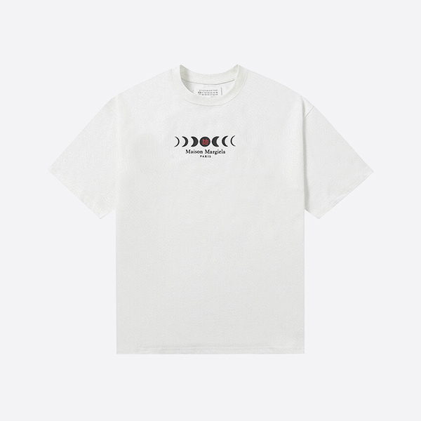Maison Margiela Lunar New Year Moon Logo T-Shirt in White