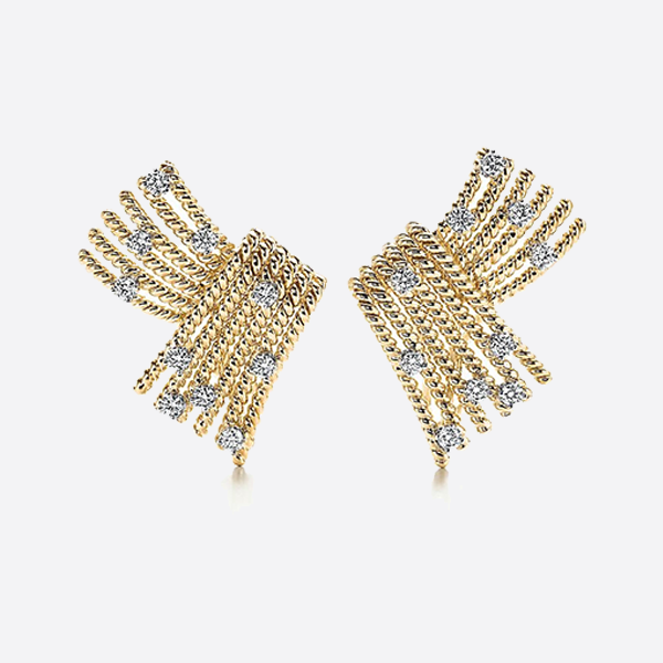 Tiffany Jean Schlumberger V-Rope Ear Clip 19003965