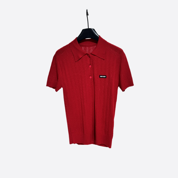 Miu Miu wool polo shirt