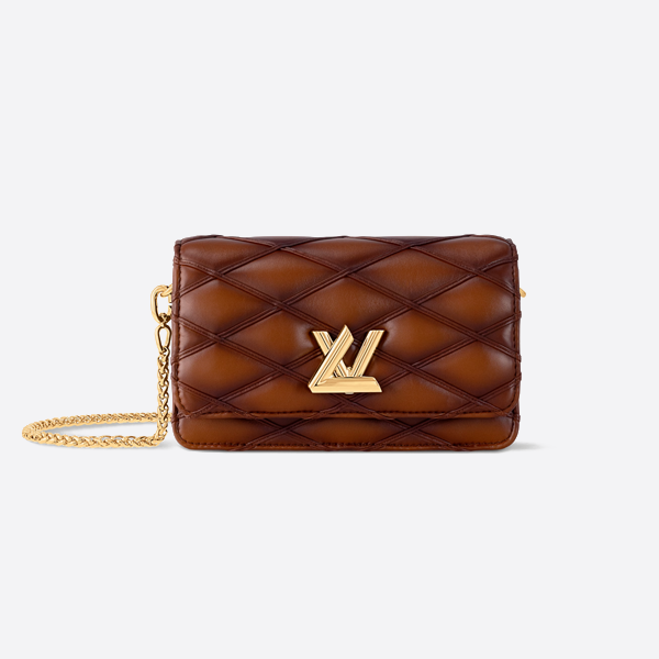 Louis Vuitton Wallet on Chain Go 14 Handbag Caramel M13841