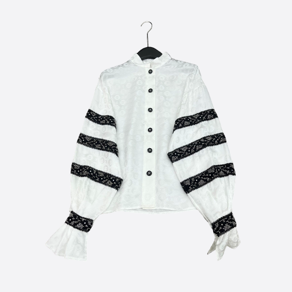 Chanel Métiers d'Art Collection Palace Style Beaded Shirt