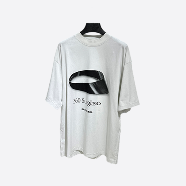 Balenciaga Basketball Sneaker Artwork Print T-Shirt