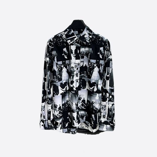 Dior poplin print shirt