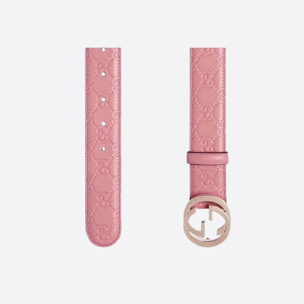 Gucci Signature Double-Sided Leather Belt 370543 CWC1G 5812