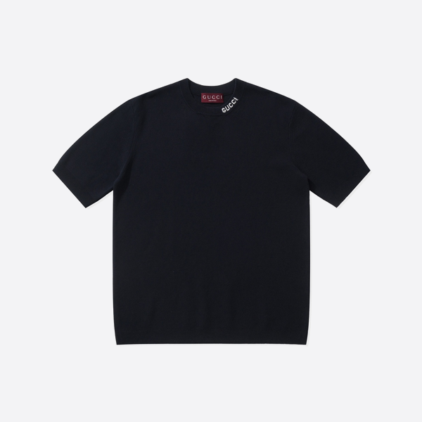 Gucci 2025 Spring/Summer Color Intarsia Knit Short Sleeve