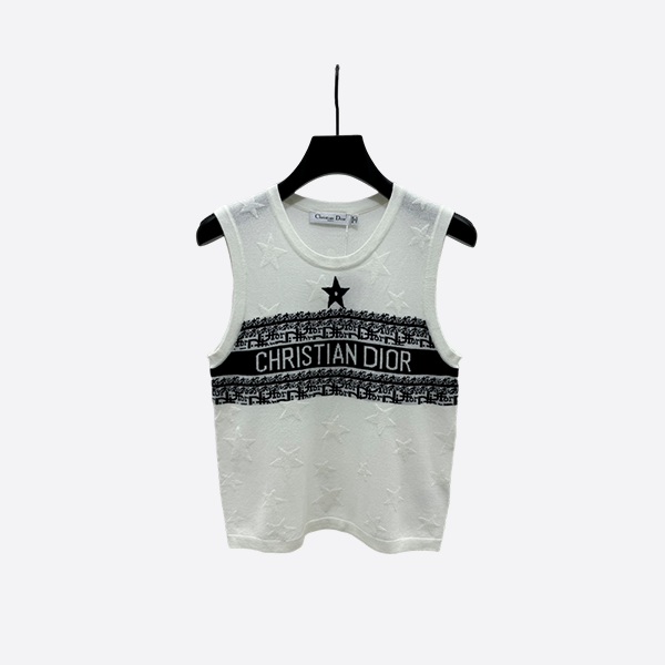ディオール コントラスト ロゴ ニットベスト