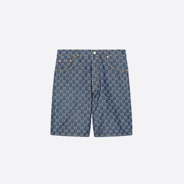 Gucci series of denim shorts