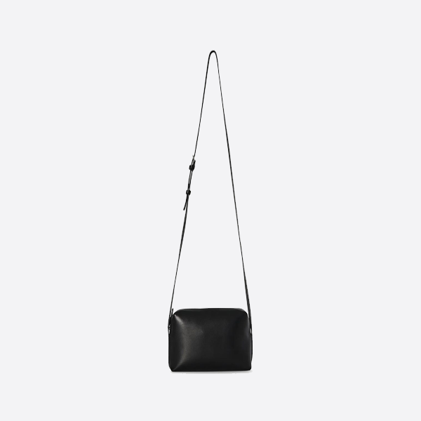 The Row Regent crossbody black new lambskin tofu bag