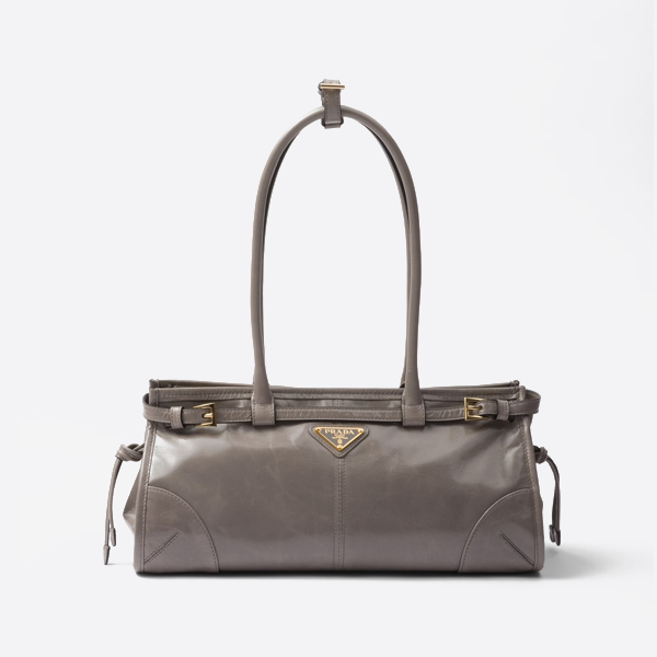 Prada Vintage Baguette Wax Leather Handbag 1BA426_2CYR_F03SF_V_MOO