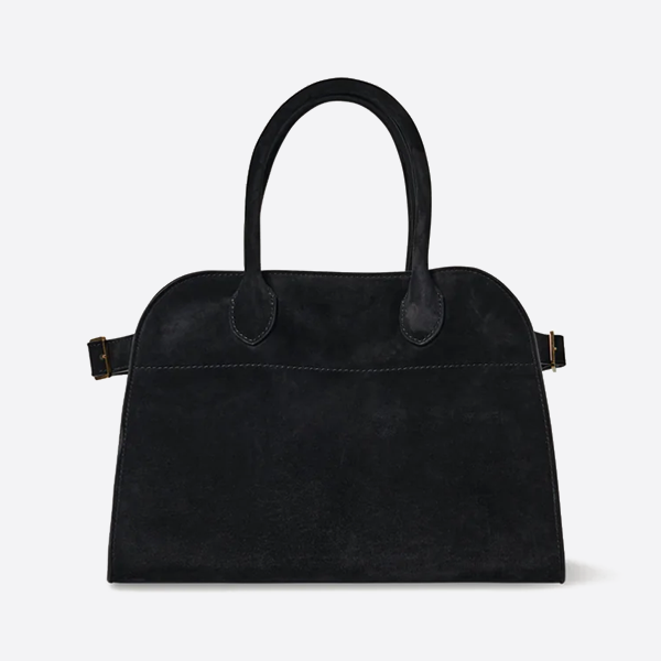 The Row Margaux 12 series brushed leather tote bag W1190L25BLSG