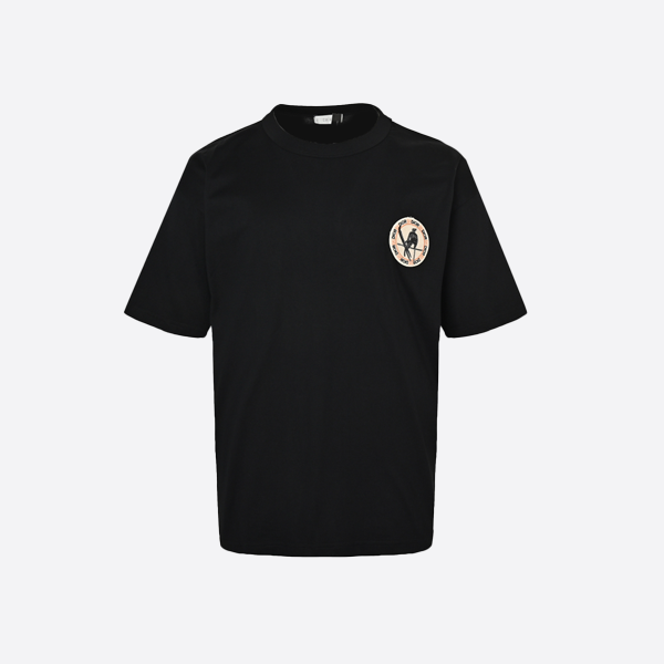 Dior patch logo embroidered short sleeve