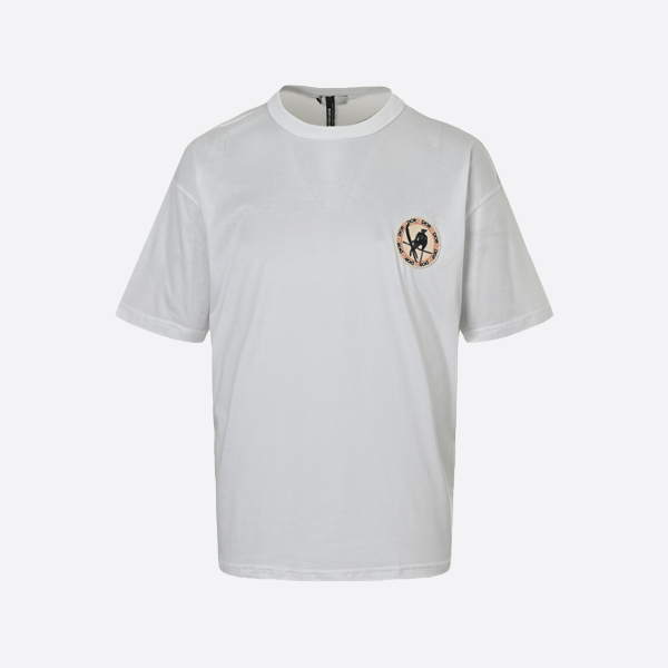 Dior patch logo embroidered short sleeve