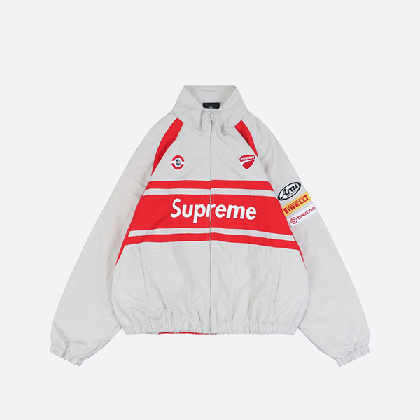 Supreme x Ducati Track Jacket White